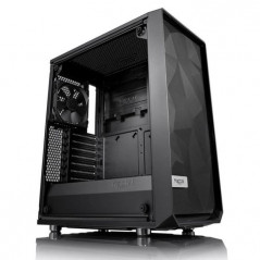 FRACTAL DESIGN BOITIER PC Meshify C - Blackout - Noir - Verre trempe -  Format ATX FD-CA-MESH-C-BKO-TGL