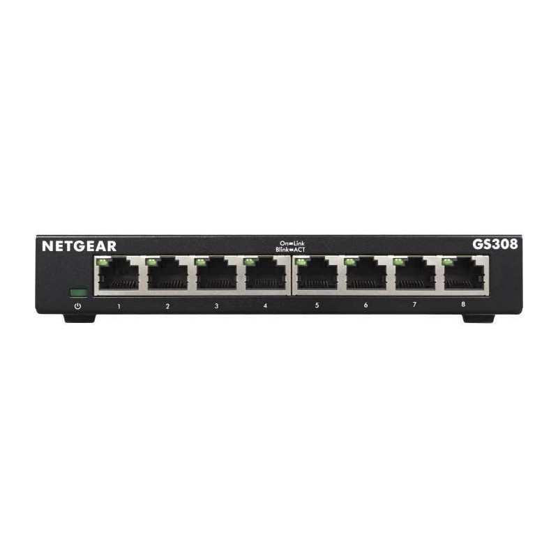 NETGEAR GS308-300PES Switch Ethernet Metal 8 ports Gigabit 10/100/1000