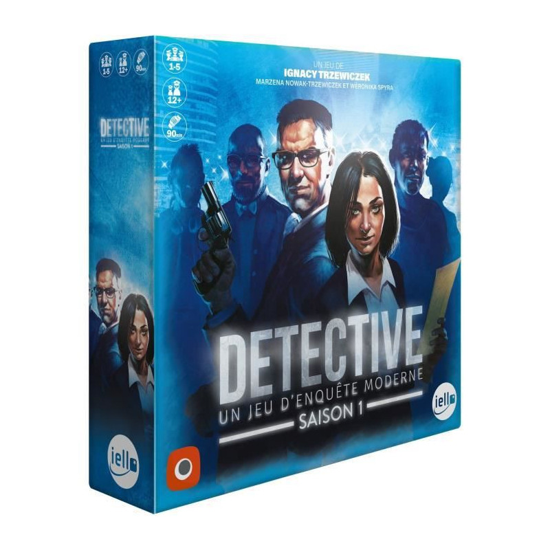 Detective : Saison 1 - Jeux de societe - Jeux pour la famille - Jeux de reflexion - IELLO