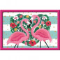 Numero dart - grand format - Flamingos amoureux - Ravensburger - Kit complet de Peinture au numero - Des 9 ans