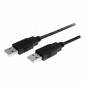 Cable USB 2.0 A vers A de 2 m - M/M - Cordon USB A - M/M - USB2AA2M