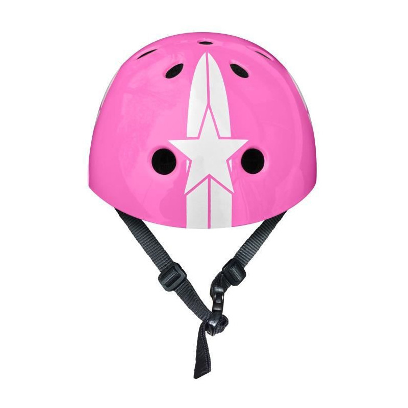 STAMP Casque Skate Pink Star avec Molette dAjustement - Taille 54-60 cm