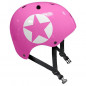STAMP Casque Skate Pink Star avec Molette dAjustement - Taille 54-60 cm