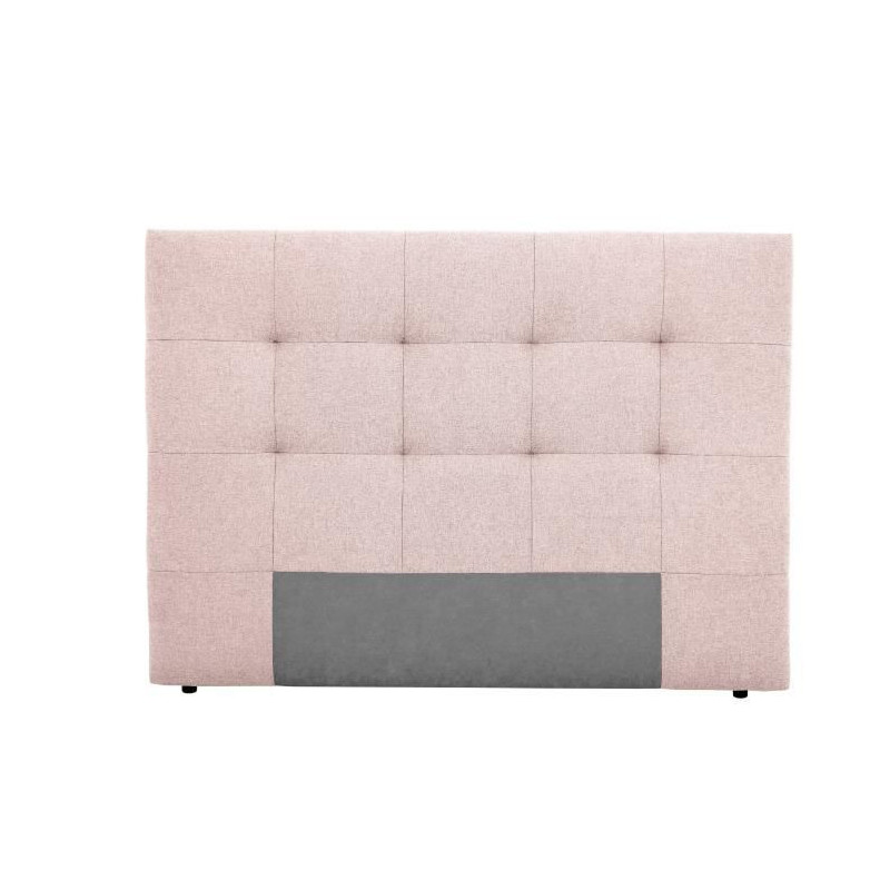 Tete de lit 165 x 120 cm - Rose Poudre - Pour couchage 140 et 160 - HERA