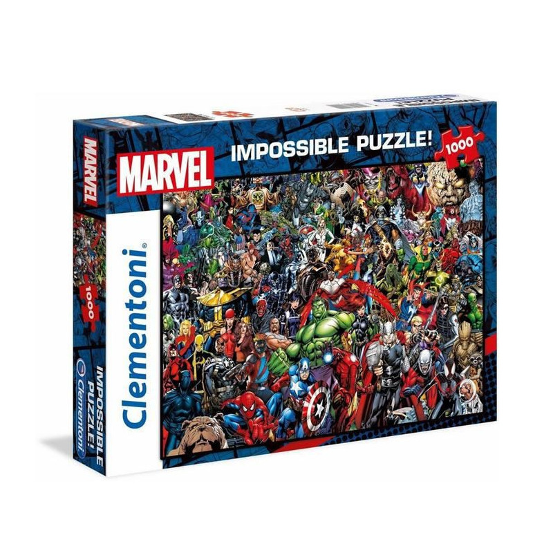 Puzzle 1000 pieces Impossible puzzle Marvel