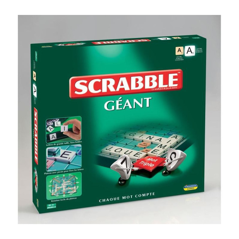 Scrabble Geant - Jeu de societe - Megableu