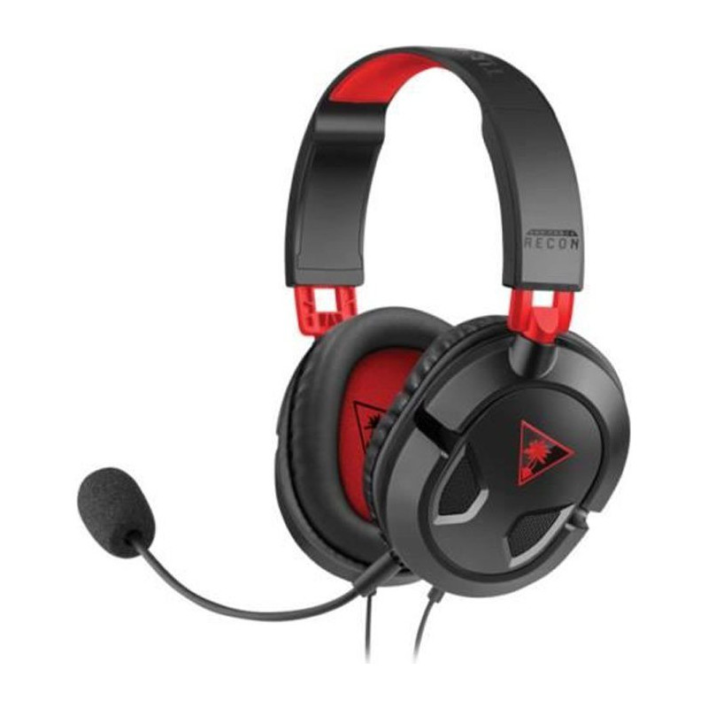 TURTLE BEACH Casque Gaming Recon 50PC Multiplateforme compatible PS4, PS4 Pro, Nintendo Switch, Appareil mobiles - TBS-6003-02