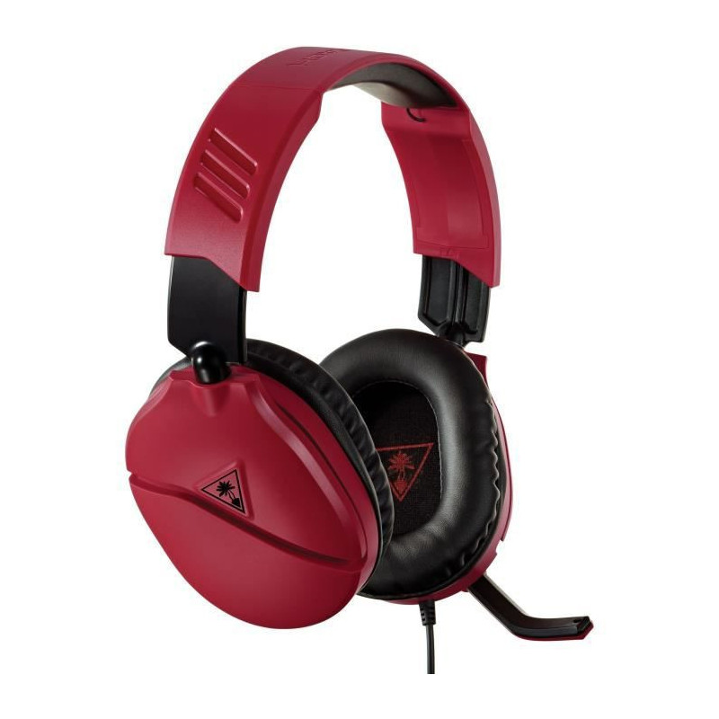 TURTLE BEACH Casque Gaming Recon 70N MID Nintendo Switch - Rouge - compatible PS4, PS5, Xbox One, Appareil mobiles TBS-8055-02
