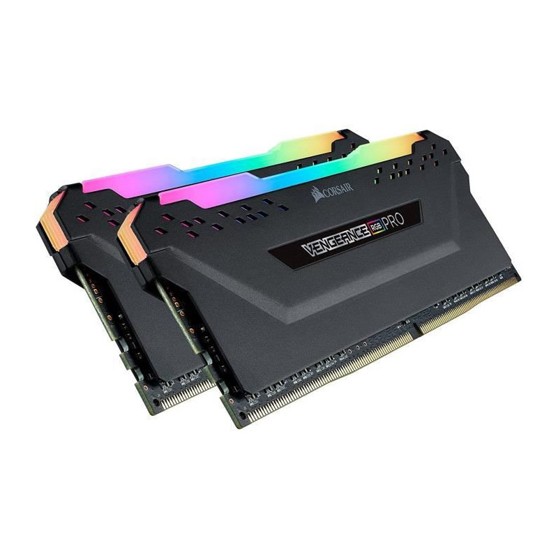 CORSAIR Memoire PC DDR4 - VENGEANCE RGB PRO 32GB 2x16GB - 3200MHz - CAS 16 CMW32GX4M2E3200C16