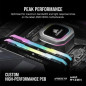 CORSAIR Memoire PC DDR4 - VENGEANCE RGB PRO 16Go 2x8Go - 3600Mhz - CAS 18 Optimized for AMD Ryzen - Black CMH16GX4M2Z3600C18