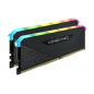 CORSAIR Memoire Vengeance RGB RS 3600MHz 16GB 2x8GB DIMM DDR4 for AMD Ryzen + Intel XMP CMG16GX4M2D3600C18