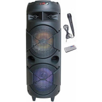 INOVALLEY HP52XXL Enceinte Bluetooth Karaoke lumineuse - Puissance 600 Watts + 50 Watts - USB 2.0 -Entree AUX-IN - Autonomie : 