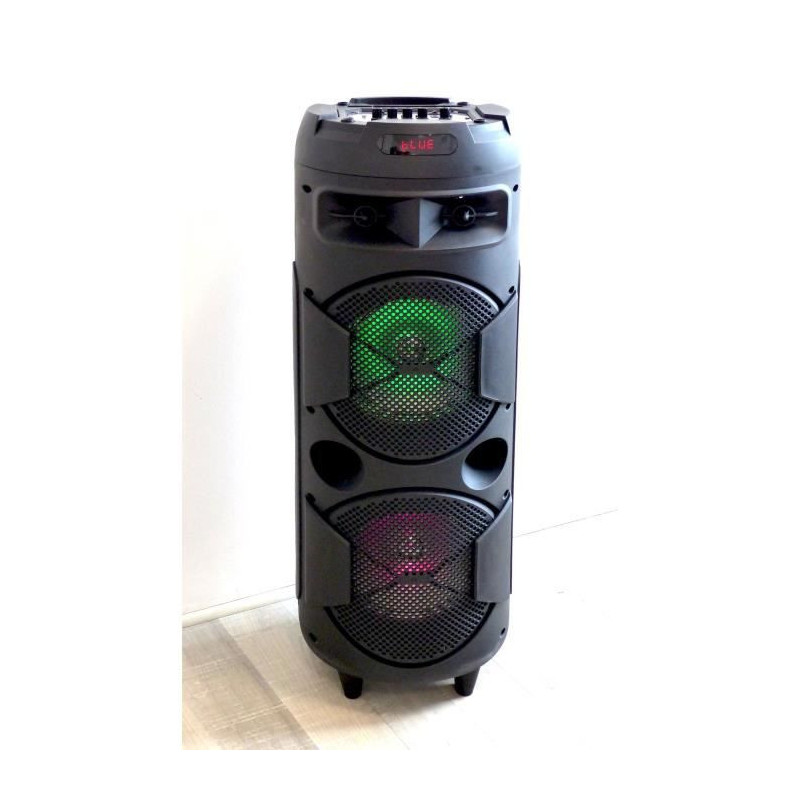 INOVALLEY HP52XXL Enceinte Bluetooth Karaoke lumineuse - Puissance 600 Watts + 50 Watts  - USB 2.0 -Entree AUX-IN - Autonomie : 