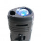 INOVALLEY KA112BOWL - Enceinte lumineuse Bluetooth 600W - Fonction Karaoke - 2 Haut-parleurs - Boule kaleidoscope LED - Port USB