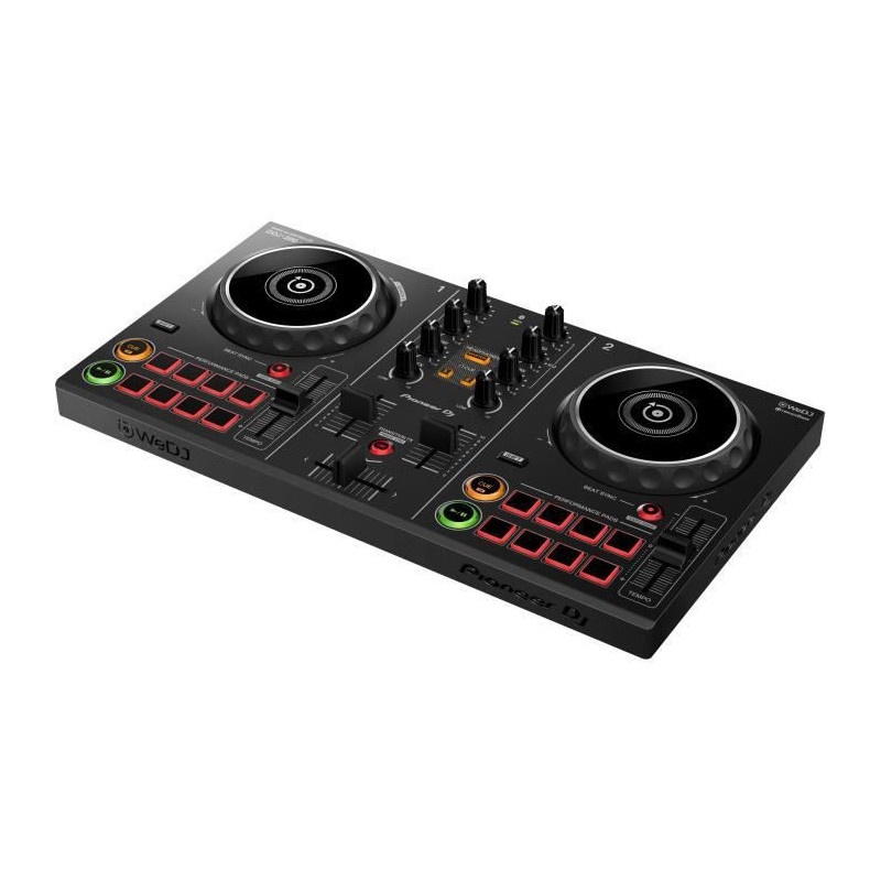 PIONEER DDJ-200 Controleur DJ compact 2 voies - Port USB et Bluetooth