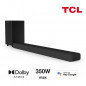 TCL TS8132 Barre de son avec caisson de basses sans fil - Dolby Atmos 3.1.2 - 350W -Chromecast integre-Compatible Apple AirPlay-