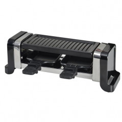 KITCHENCHEF RACLETTE DUO GRILL/PIERRE350W NOIRE KITCHENCHEF - GR202-350N