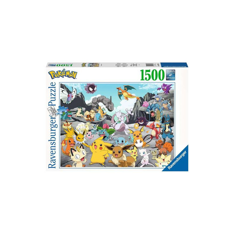 Puzzle 1500 pièces Ravensburger Pokémon Classics