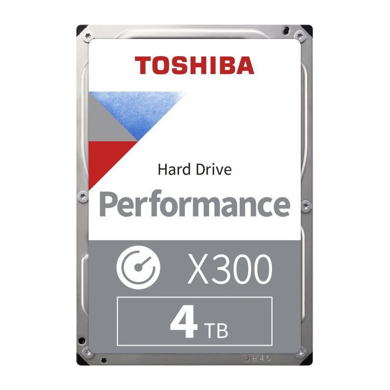 Disque Dur Interne - TOSHIBA - X300 - 4To - 7200 tr/min - 3.5 Boite Retail HDWR440EZSTA