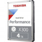 Disque Dur Interne - TOSHIBA - X300 - 4To - 7200 tr/min - 3.5 Boite Retail HDWR440EZSTA