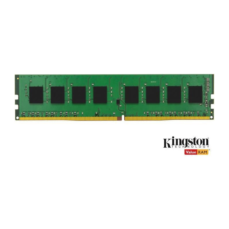 KINGSTON - Memoire PC RAM DDR4 - ValueRam - 4Go 1x4Go - 2666MHz - CAS19 KVR26N19S6/4