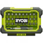 Coffret renforce RYOBI 32 embouts de vissage Torx T7-T40 - porte-embouts a fixation rapide RAK32TSD