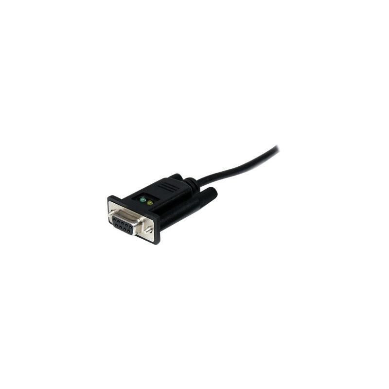 Cable adaptateur DCE USB vers serie RS232 DB9 - Cable adaptateur DCE USB vers serie RS232 DB9 null modem 1 port avec FTDI