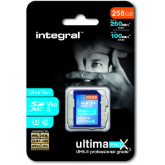 INTEGRAL Carte mémoire INTEGRAL INSDX 256 G 260/100 U 2