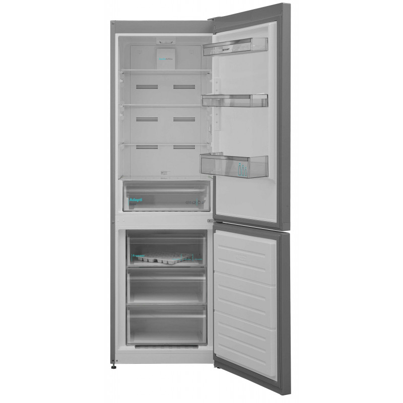 Réfrigérateurs combinés 295L Froid Ventilé SHARP 59.5cm F, SJBA09DMXLF