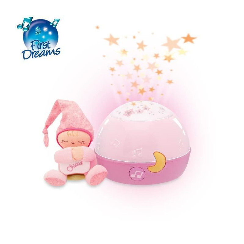 CHICCO Ma Lampe MagicProjection Rose First Dreams