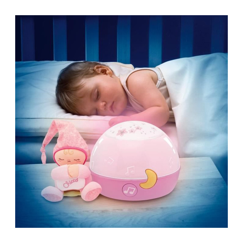 CHICCO Ma Lampe MagicProjection Rose First Dreams