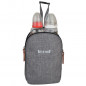 Baby on board- sac a langer - sac titou Gris chine  - 2 compattiments 8 poches - sac repas - tapis a langer sac linge sale attac