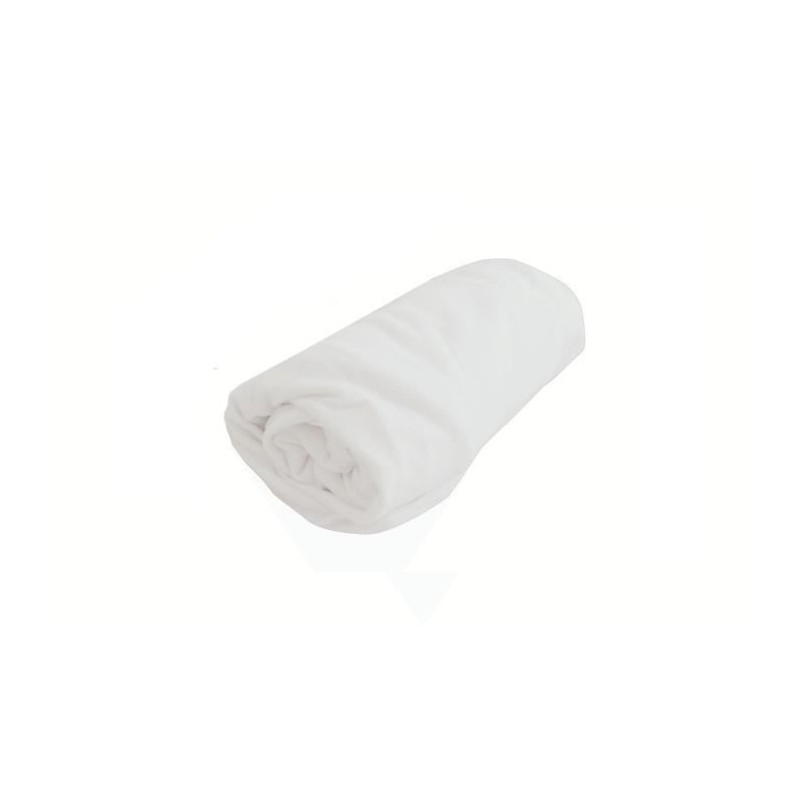 DOMIVA Drap housse impermeable - 160 g/m2 - 50 x 100 cm - Blanc