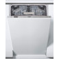 Lave-vaisselle encastrable WHIRLPOOL 10 Couverts 45cm N/C, WSIO 3 T 223 PEX
