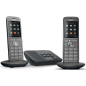 TELEPHONE SANS FIL SIEMENS GIGA CL 660 A DUO ANTHRACITE