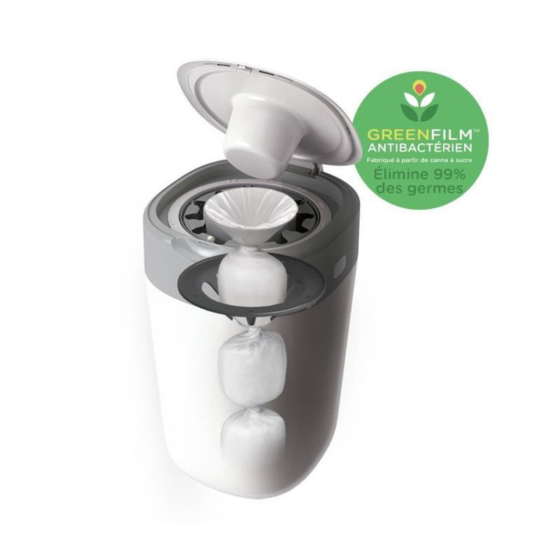 TOMMEE TIPPEE Starter Pack Twist + click Blanc bac + 6 recharges FFP