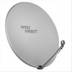 WISI Antenne Ø 80 cm aluminium. Gris clair. Gain : 37 dB (12 GHz). Livrée pr WISI - OA38G