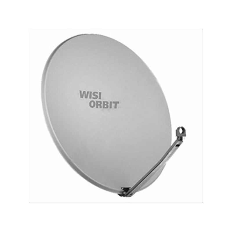 WISI Antenne Ø 80 cm aluminium. Gris clair. Gain : 37 dB (12 GHz). Livrée pr WISI - OA38G