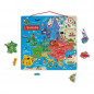 Puzzle Carte d Europe Magnétique 40 pcs (bois)