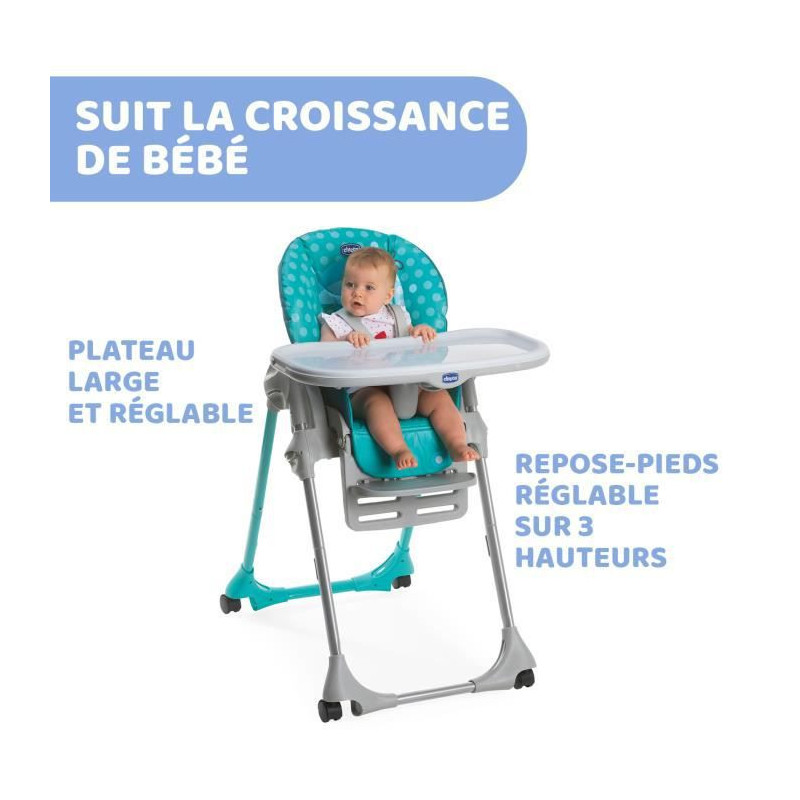 MAXI-COSI Moa Chaise haute bébé évolutive 8 en 1, Chaise haute/Réh