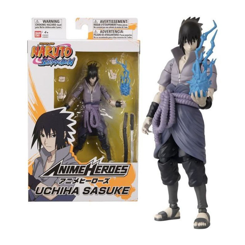 Anime Heroes - Naruto Shippuden - Figurine Anime heroes 17 cm - Sasuke Uchiwa
