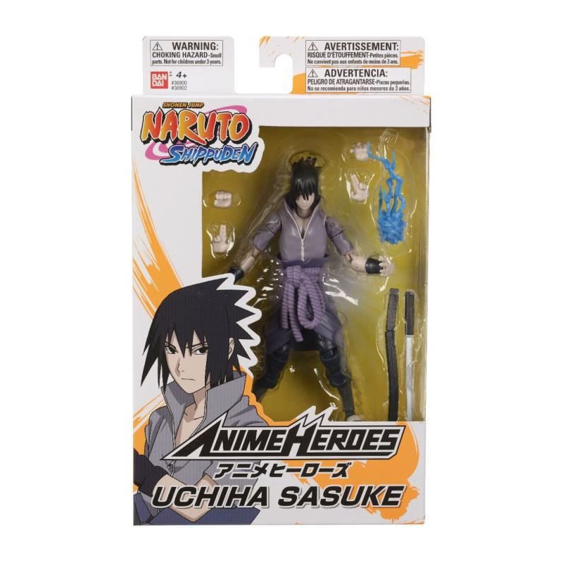 Anime Heroes - Naruto Shippuden - Figurine Anime heroes 17 cm - Sasuke Uchiwa