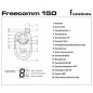 TXMS150 - KIT 2 TALKIES WALKIES STABO SET FREECOMM 150 PRESIDENT ELECTRONICS - FREECOMM150