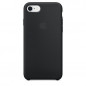 Coque en silicone Apple Noire pour iPhone 7, 8 et SE
