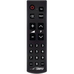 MBG FRANCE Télécommande SIMPLY pour TV  programmation par code (grosses touches) MBG FRANCE - SIMPLY1731