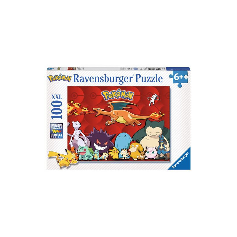 Puzzle 100 pièces XXL Ravensburger Mes Pokémon préférés