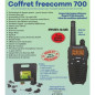 TXMS770 - COFFRET DE 2 TALKIES WALKIES STABO SET FREECOMM 700 PRESIDENT ELECTRONICS - COFFREECOMM700