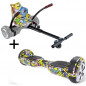 Pack Urbanglide Hoverboard 65 Lite 550 W Roues 6,5″ avec Kart Pilot