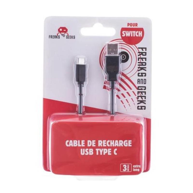 Cable de charge FREAKS AND GEEKS Type-C 3m pour Smartphone