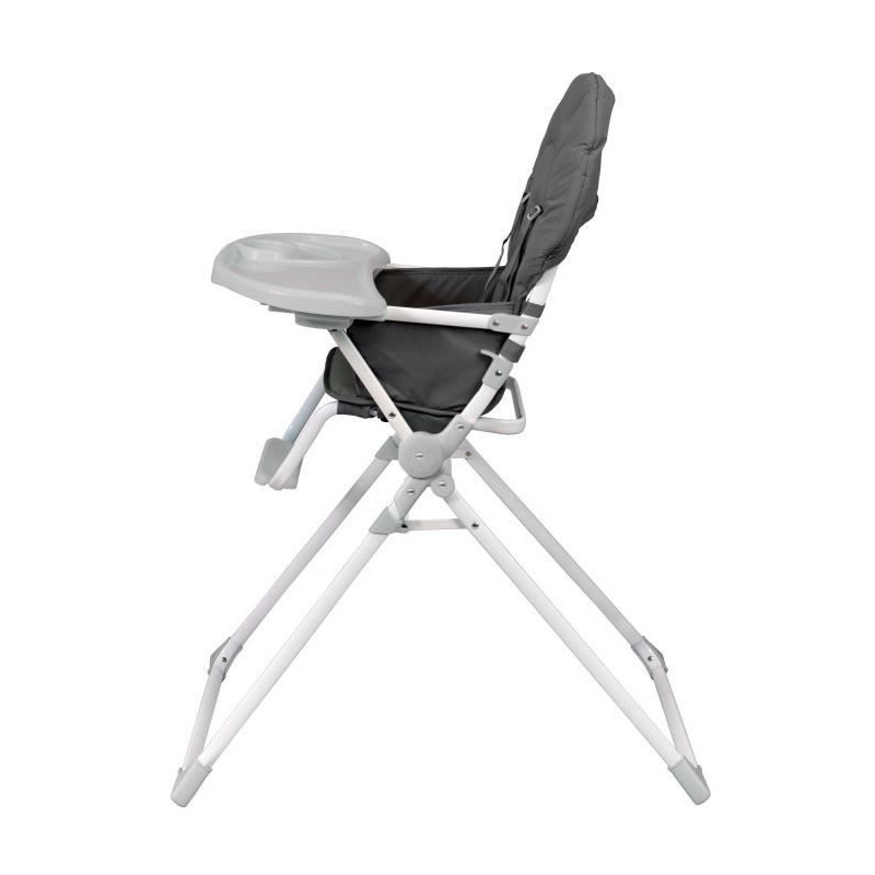 BAMBISOL Chaise haute fixe avec tablette reglable en profondeu grise